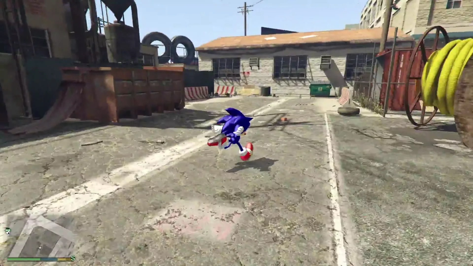 Sonic in GTA V Los Santos, Bennett Waisbren clip